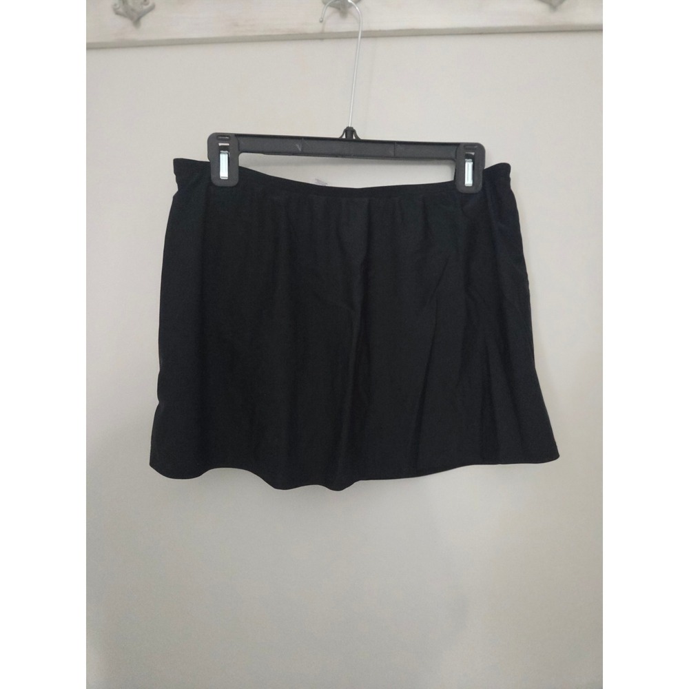 Croft & Barrow Womens Black Swim Skirt with Built-in Brief Size 10 063147443970 - Picture 1 of 4